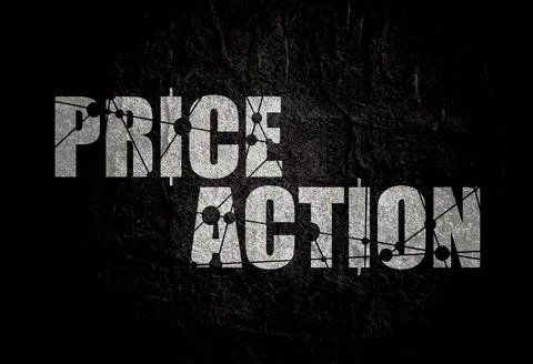 Price action text Stock Illustration