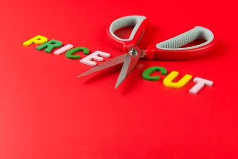 Price cut Stock Photos