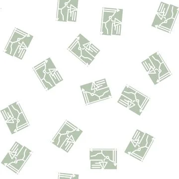 Price drop chart glyph vector seamless pattern Stock Illustration