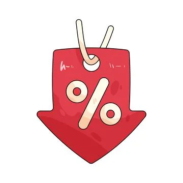 Price drop Stock Illustration