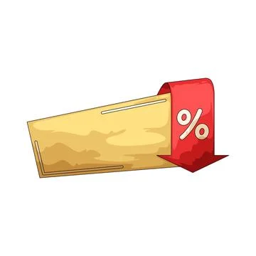 Price drop illustration Stock Illustration
