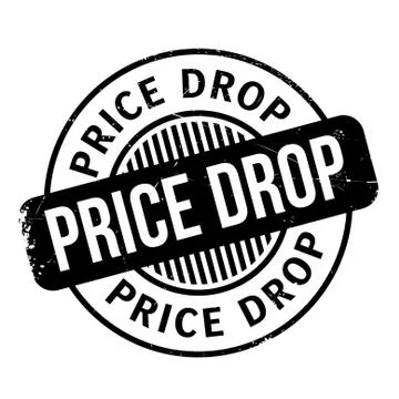 Price Drop rubber stamp Stock Illustration