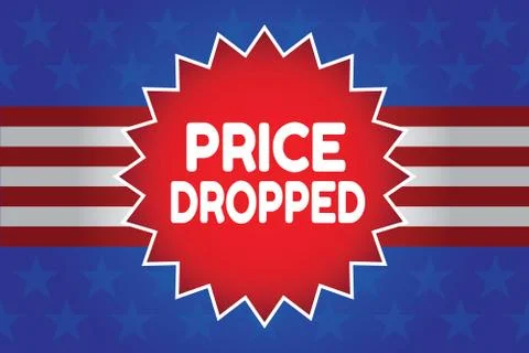 Price Dropped Stock Illustration