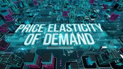 Price Elasticity of Demand digital technology concept Stock Footage 109442472