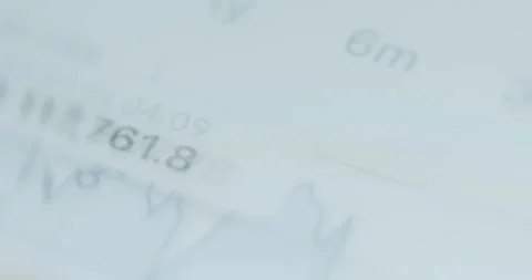 Price evolution of Bitcoin for the last 24 hours Stock Footage 314456107