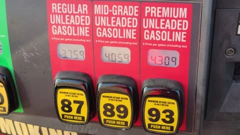 Price of Gasoline 스톡 동영상 203861927