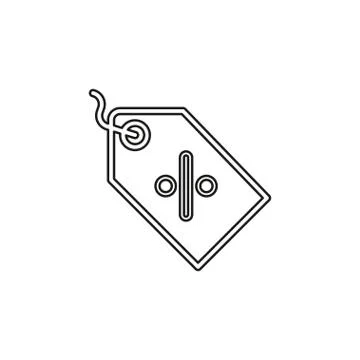 Price label vector icon Illustrazione stock