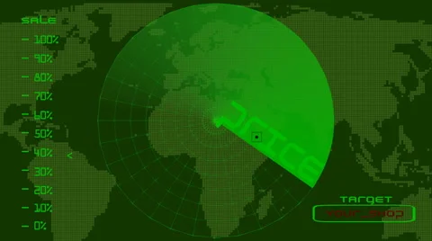 Price radar. Business concept. Loopable animation. Stock Footage 42148068