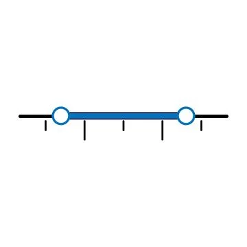 Price range slider setting options on interface Illustration