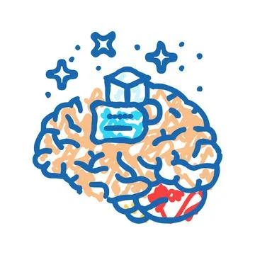 Price sensitivity consumer behavior icon doodle illustration Stock Illustration