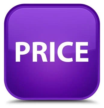 Price special purple square button Stock Illustration