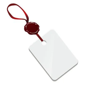 The price tag with circle stamp Stock Illustration