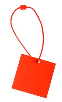 Price tag with clipping path Stock Illustration