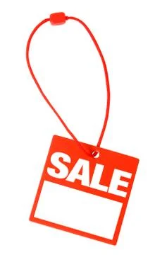 Price tag with clipping path Stock Illustration