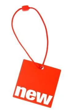Price tag with clipping path Stock Photos