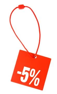 Price tag with clipping path Stock Photos