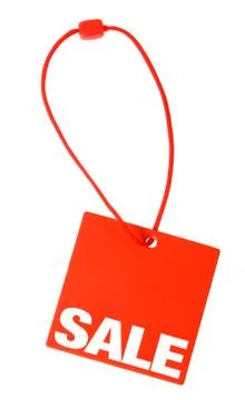 Price tag with clipping path Stock Photos