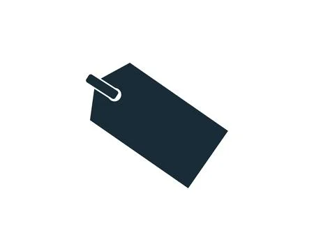 Price Tag Icon Vector Logo Template Illustration Design Stock Illustration