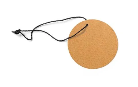Price tag with string Stock Photos