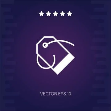 Price tag vector icon Stock Illustration