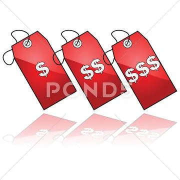 Price tags Stock Illustration