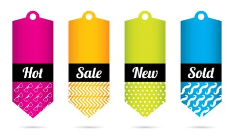 Price tags Stock Illustration