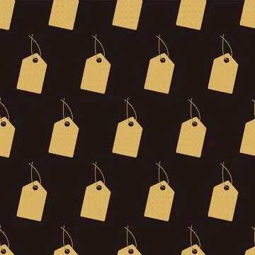 Price Tags Seamless Pattern. Vector seamless pattern illustration Stock Illustration