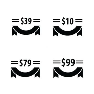 Price tags Set Stock Illustration