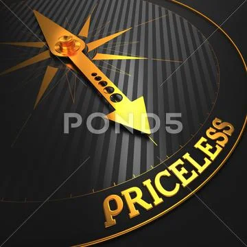 Priceless. Business Background. Stock Illustration