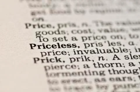 Priceless Concept Stock Photos