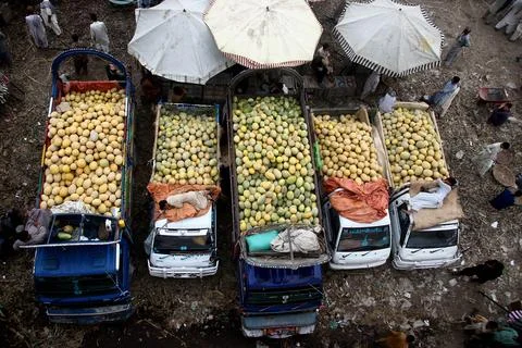 Prices of basic commodities increase in Pakistan as federal budget is released,  Stock Photos
