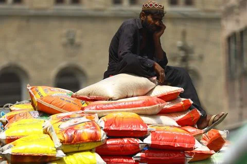 Prices of basic commodities increased in budget 2020-21 Pakistan, Karachi - 10 J Stock Photos