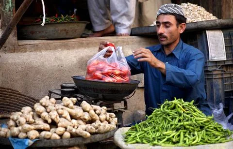 Prices of basic commodities increased in budget 2021-22 Pakistan, Peshawar - 08  Stock Photos