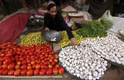Prices of basic commodities increased in Pakistan, Peshawar - 10 Jun 2019 Stock Photos