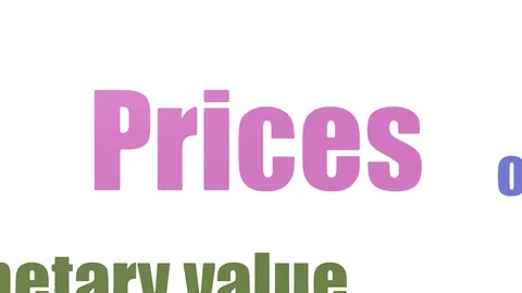 Prices Tagcloud Animated Isolated 库存影片 107215976