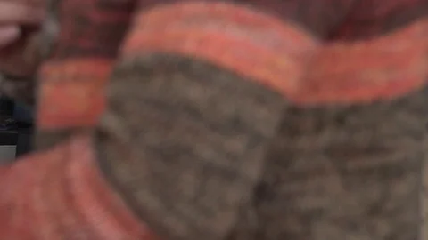  prices of things in stained glass, reflection of people walking 스톡 동영상 123799836