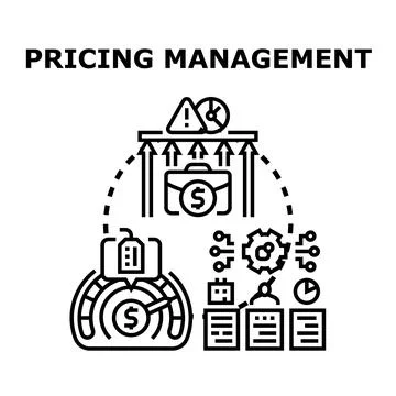 Pricing management vector concept for business strategy Stockillustratie