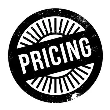Pricing stamp rubber grunge Stock Illustration