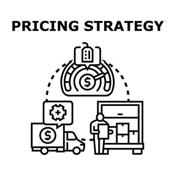 Pricing strategy vector concept adjusting delivery costs value Stock Illustration