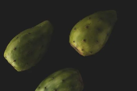 Prickly pear macro close up Stock Photos