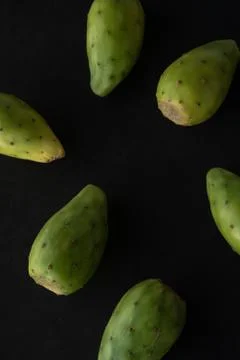 Prickly pear macro close up Stock Photos