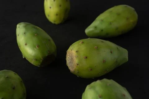 Prickly pear macro close up Stock Photos