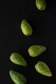 Prickly pear macro close up Stock Photos