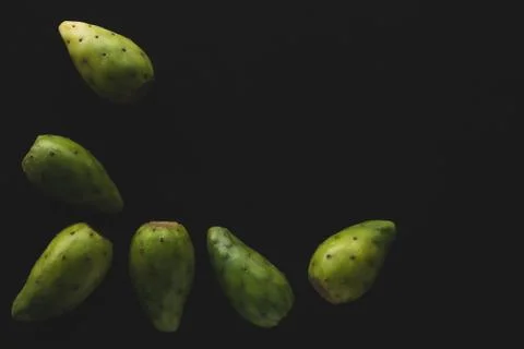 Prickly pear macro close up Stock Photos