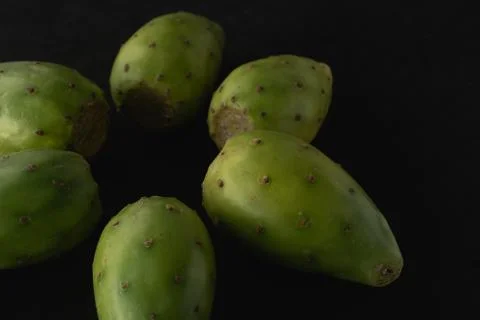 Prickly pear macro close up Stock Photos
