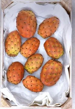 Prickly pears fruit Stock Photos