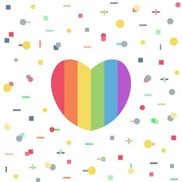 PRIDE DAY with background Stock Illustration