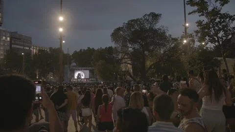 Pride Day in Madrid Stage 2 Stock Footage 245309607