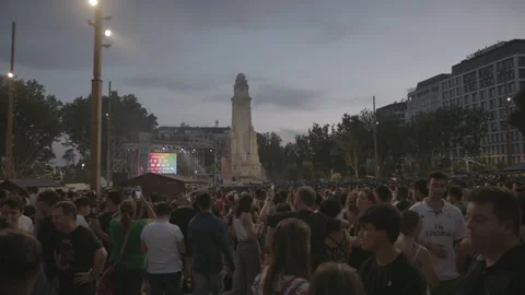 Pride Day in Madrid Stage Stock Footage 245309514