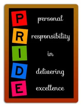 Pride excellence Stock Illustration